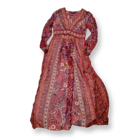 Anthropologie - Ranna Gill - boho Ceret maxi dress - side zipper - Picture 5 of 8